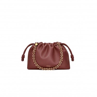 LOEWE MEDIUM FLAMENCO PURSE IN MELLOW NAPPA LAMBSKIN 0011180858 (30*20*10.5cm)